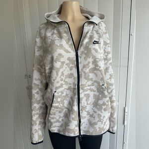 Nike Camouflage Full Zip Hoodie Mens Size Large